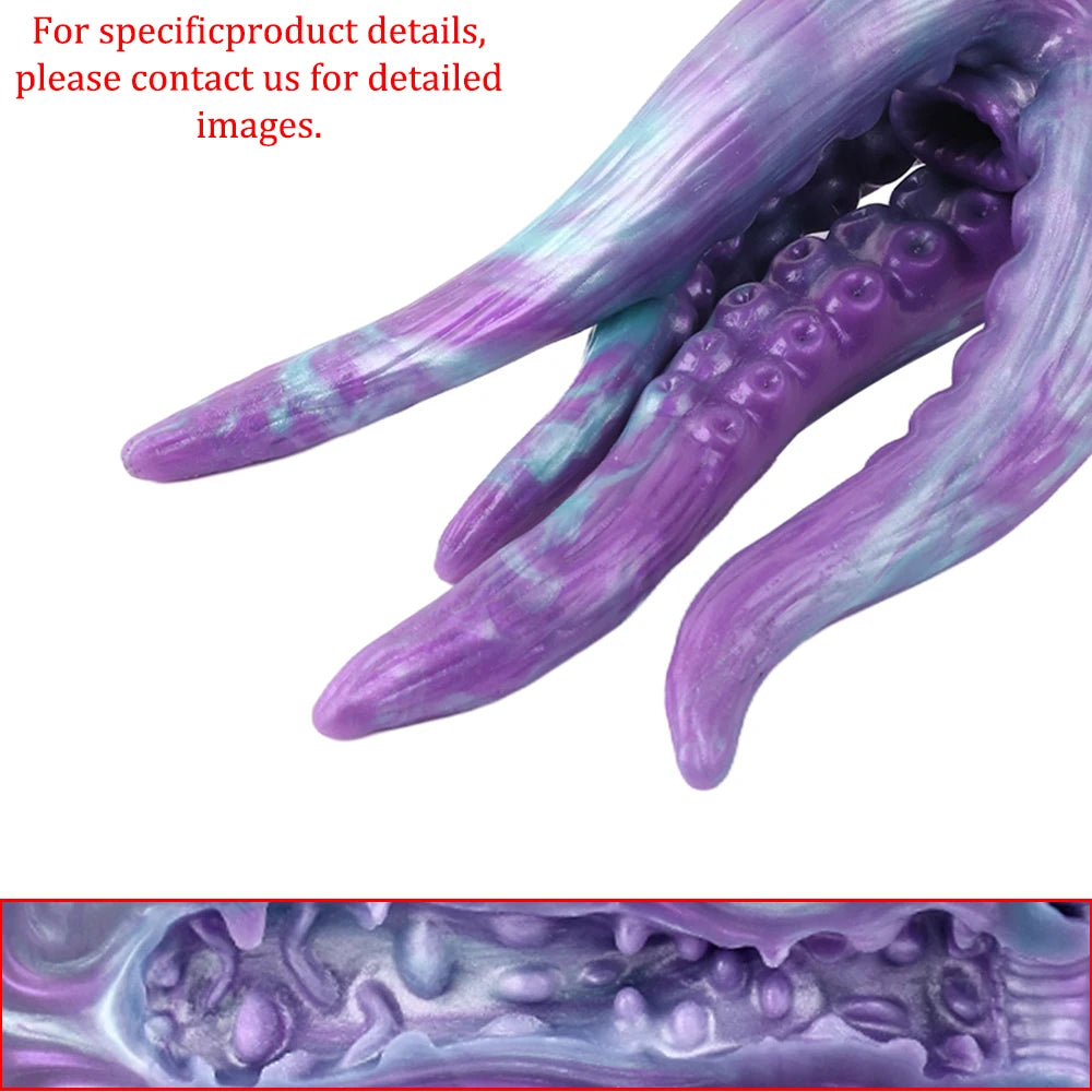 GEEBA Alien Worm Male Masturbator Sci Fi Monster Vagina Sex Toys for Men Soft Silicone Adult Onahole Pocket Pussy Men's Stroker