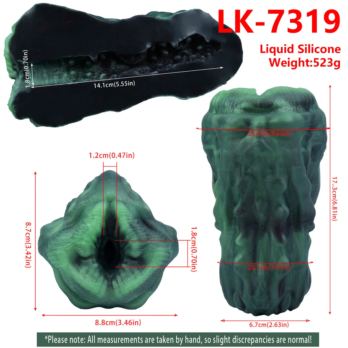GEEBA Fantasy Monster Male Masturbator Alien Creature Stroker Sleeve For Men18+ Soft Silicone Pocket Pussy Ault Onahole Sex Toys