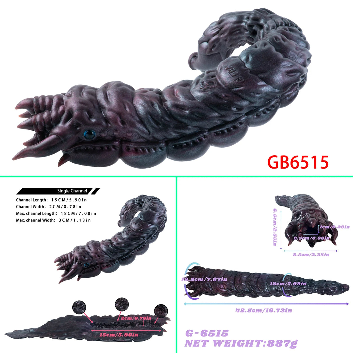 GEEBA 7.09in Fantasy Male Masturbator Single Channel Silicone Men Masturbation Sleeve Pocket Pussy Onahole Adult Sex Toys Store