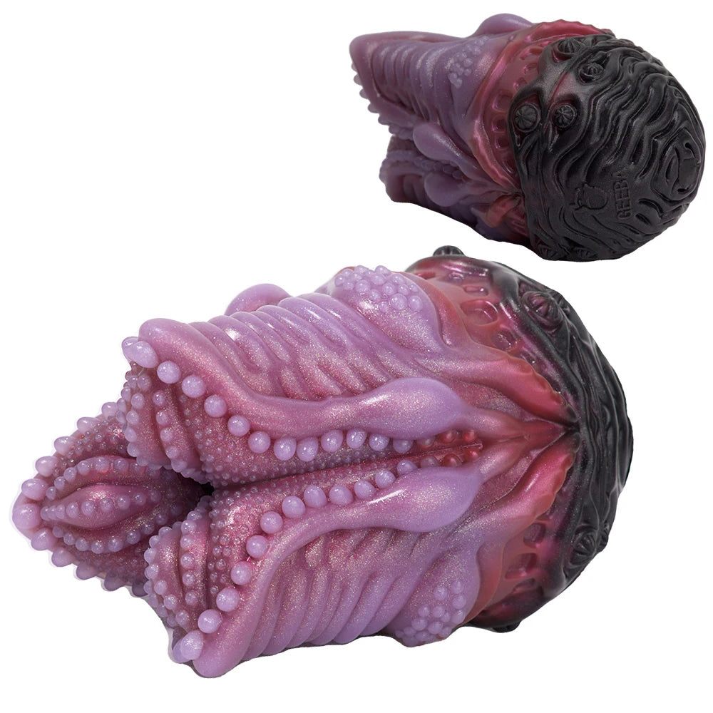 GEEBA Strange Beast Egg Shape Male Masturbator Silicone Single Channel Stroker For Men18+ Pocket Pussy Onahole Adult Sex Toys
