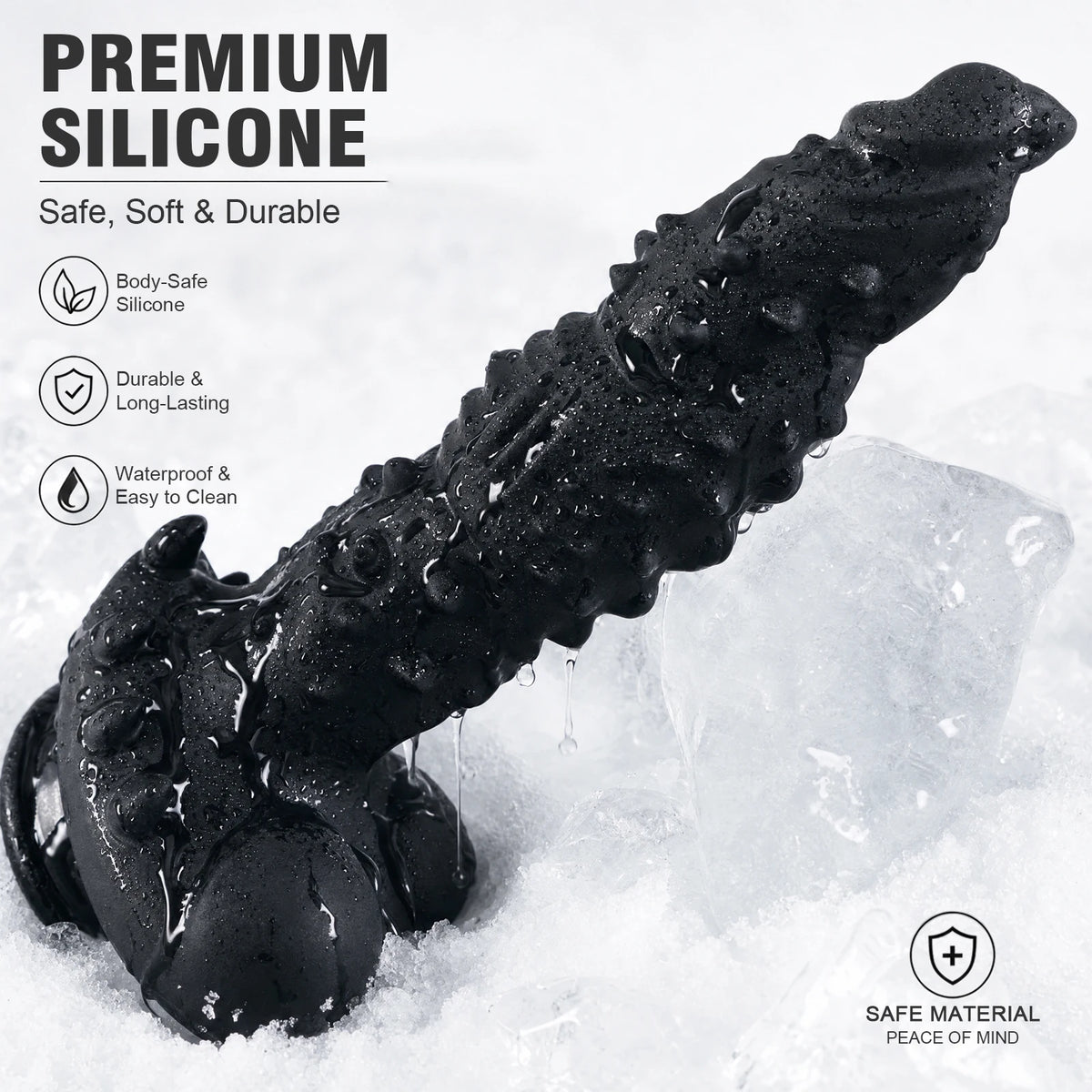 New Black Alien Dildo S/XXL Huge Anal Butt Plug Monster Dildo Thick Big Dick Vaginal G-Spot Massage Dilator Sex Toys Men Women
