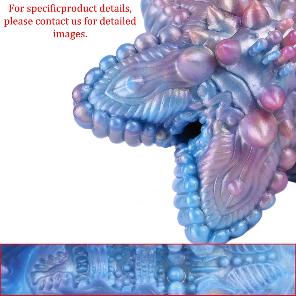 GEEBA Alien Worm Male Masturbator Sci Fi Monster Vagina Sex Toys for Men Soft Silicone Adult Onahole Pocket Pussy Men's Stroker