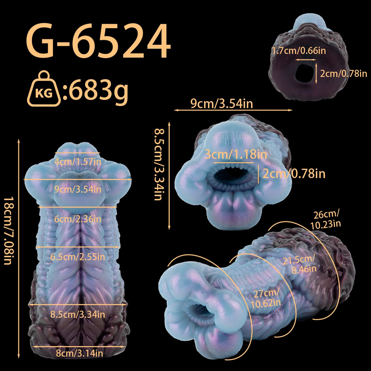 SMMQ Monster Alien Masturbator Single Channel Masturbation Cup Male Prostate Stimulation Realistic Pocket Pussy Soft Sex Toy