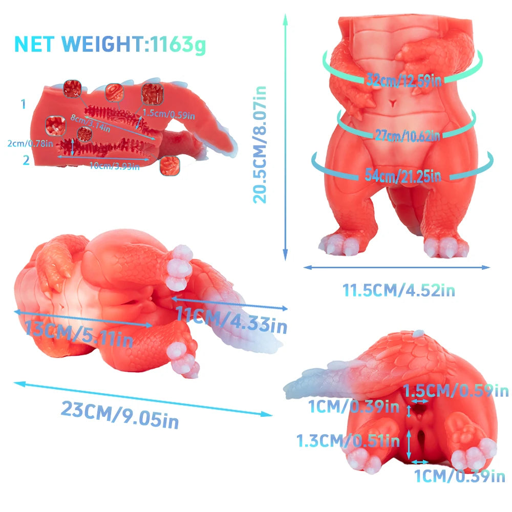 NNSX Male Masturbation Sex Toys Portable Dragon Pocket Pussy Lifelike Female Vagina Anal Holes Adult 18+ Sex Products