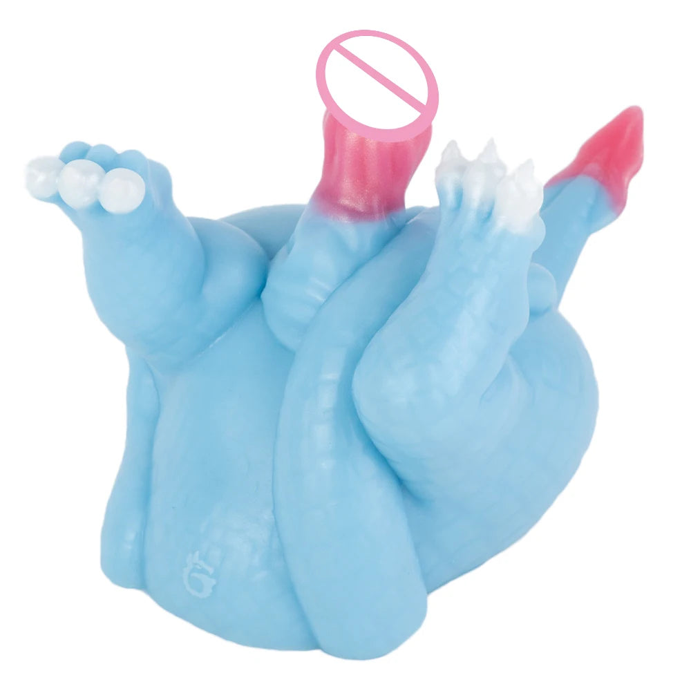 LUUK Animal Big Butt Silicone Male Masturbator with Anal Dildo Realistic Pocket Pussy Soft Penis Stroker Adult Sex Toys for Men