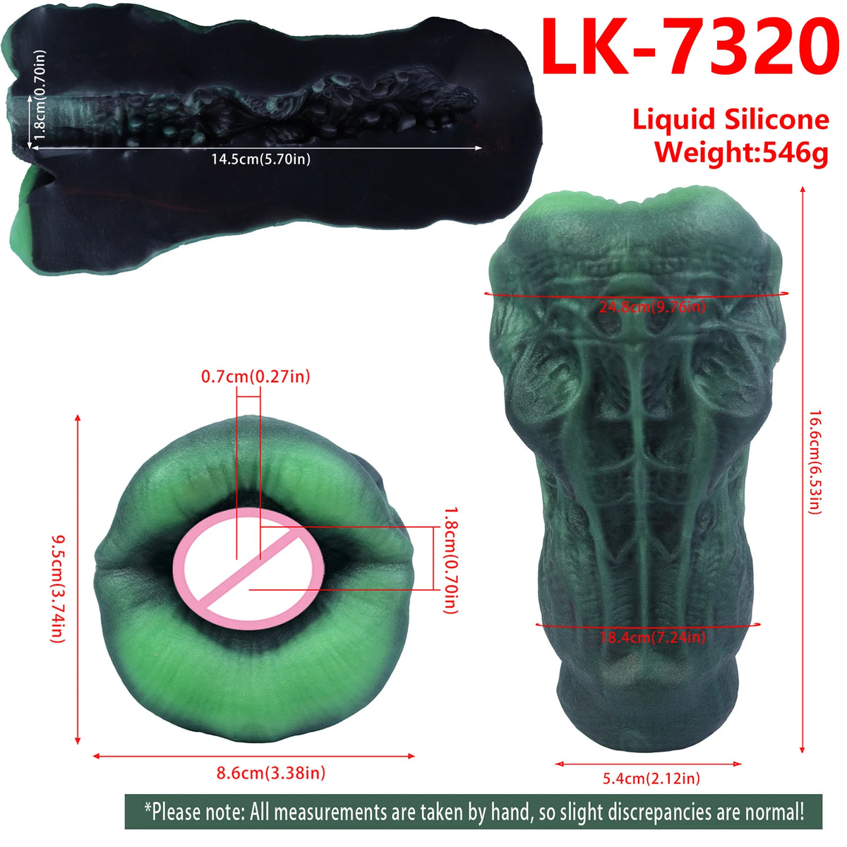 GEEBA Fantasy Monster Male Masturbator Alien Creature Stroker Sleeve For Men18+ Soft Silicone Pocket Pussy Ault Onahole Sex Toys