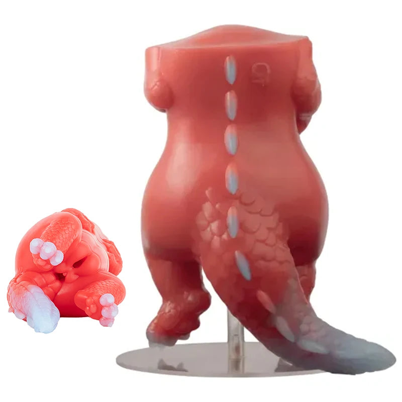 LUUK Realistic Dragon Pussy Sex Toy Men Masturbator Two Channel Silicone Dragon Butt Pussy Stroker For Men Aritificial Vagina