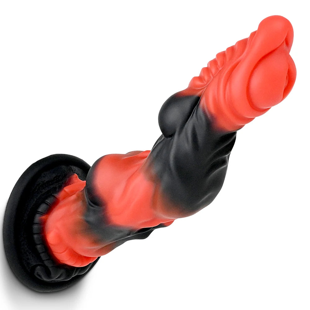 Realistic Monster Tentacle Dildo Sex Toys Dual Density Strong Suction Cup Thick Animal Dildo For Women Vagina Anal Stimulator ﻿