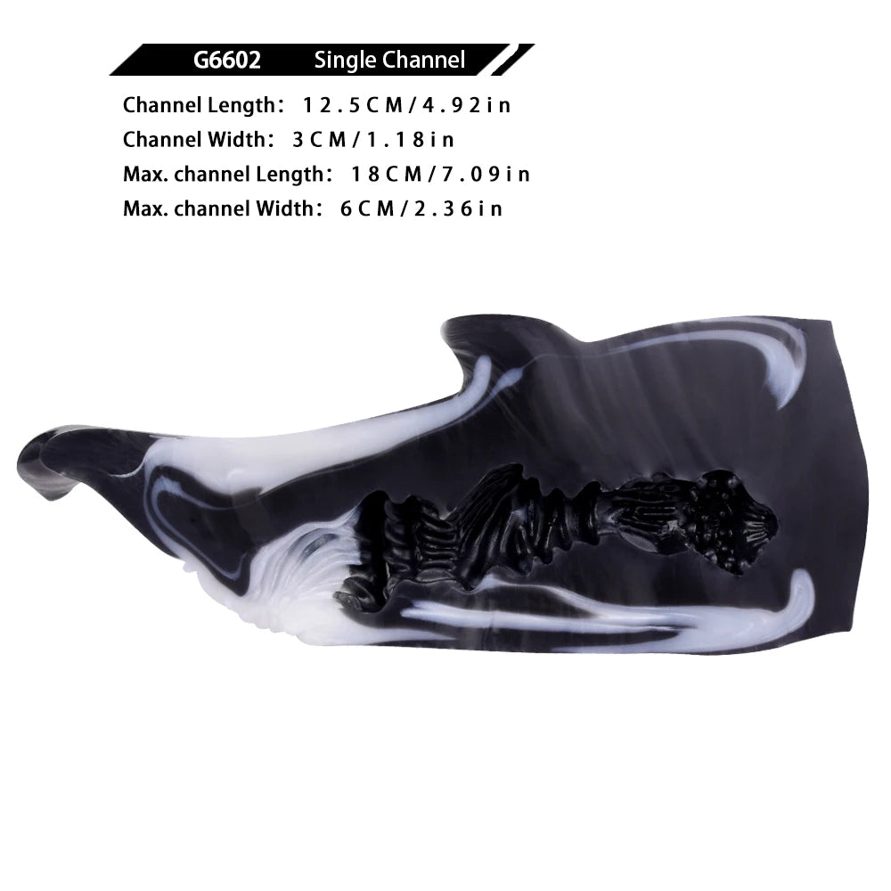 GEEBA Fantasy Orca Male Masturbator Sleeve Soft Liquid Silicone Pocket Pussy For Men Adult Onahole Manual Stroker Adult Sex Toys
