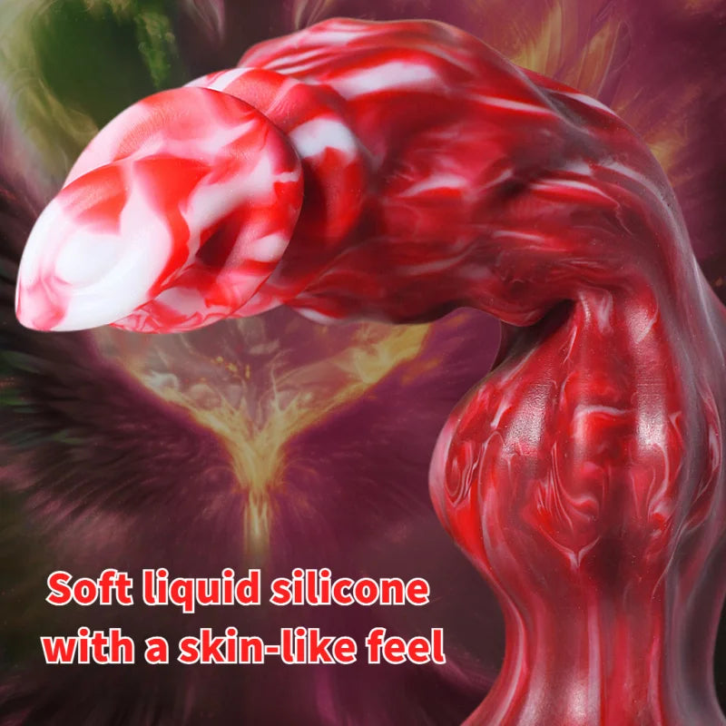 Monster Dildo with Suction Realistic Simulated Penis Massager Stimulating G-Spot Couples Adult Pleasure Accessory 18+ Sex Toy