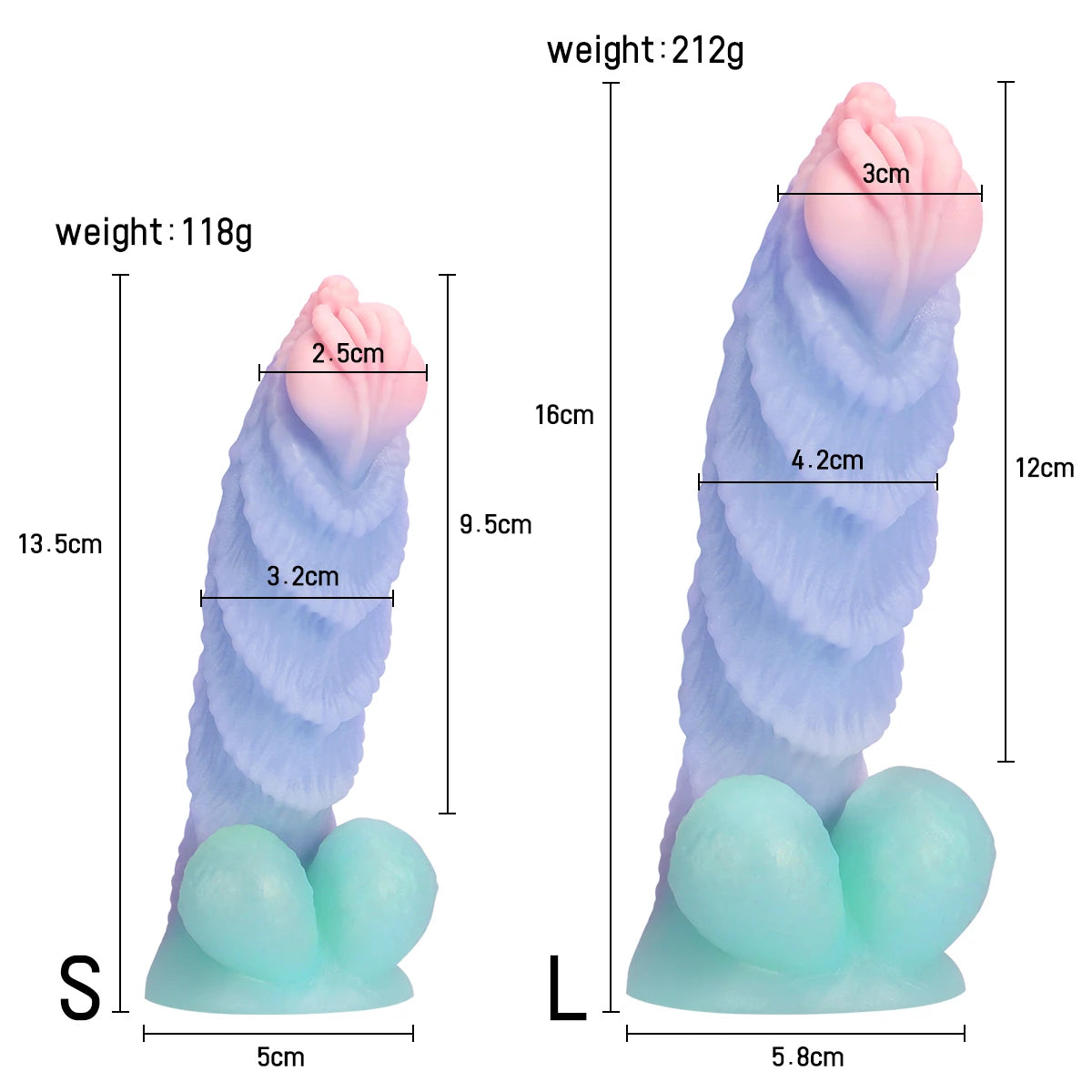 Huge Monster Dildo Penis Alien Anal Plug Adult Sex Toys Strong Suction Cup Soft Liquid Silicone Big Dick Buttplug Clit Massage
