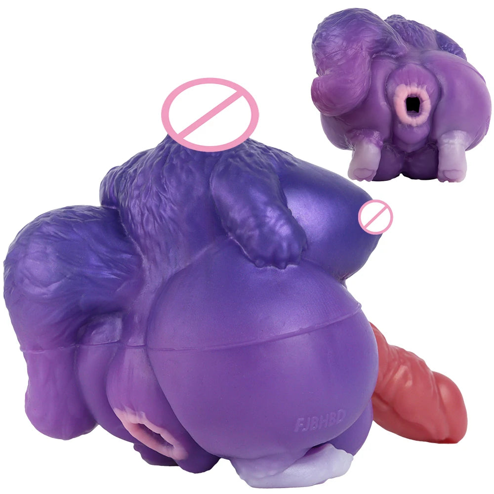 GEEBA Beastly Body Rear Anal Monster Male Masturbator Futanari Fantasy Pocket Pussy Adult Onahole Big Ass Sex Toys for Men Adult