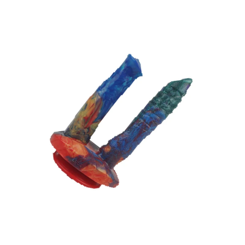 Silicone Fantasy Double-Ended Dildo Anal Plug Large Dildo for Prostate and Vaginal Massage Female Orgasm Masturbator Sex Toys