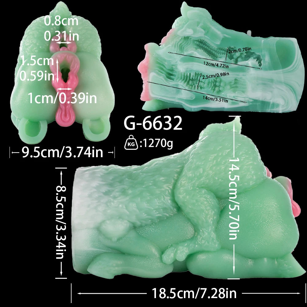 GEEBA Realistic Black Red Monster Male Stroker Cup 현실적인  Textured Demon Scale Vagina Pocket Pussy Adult Onahole Sex Toy for Men