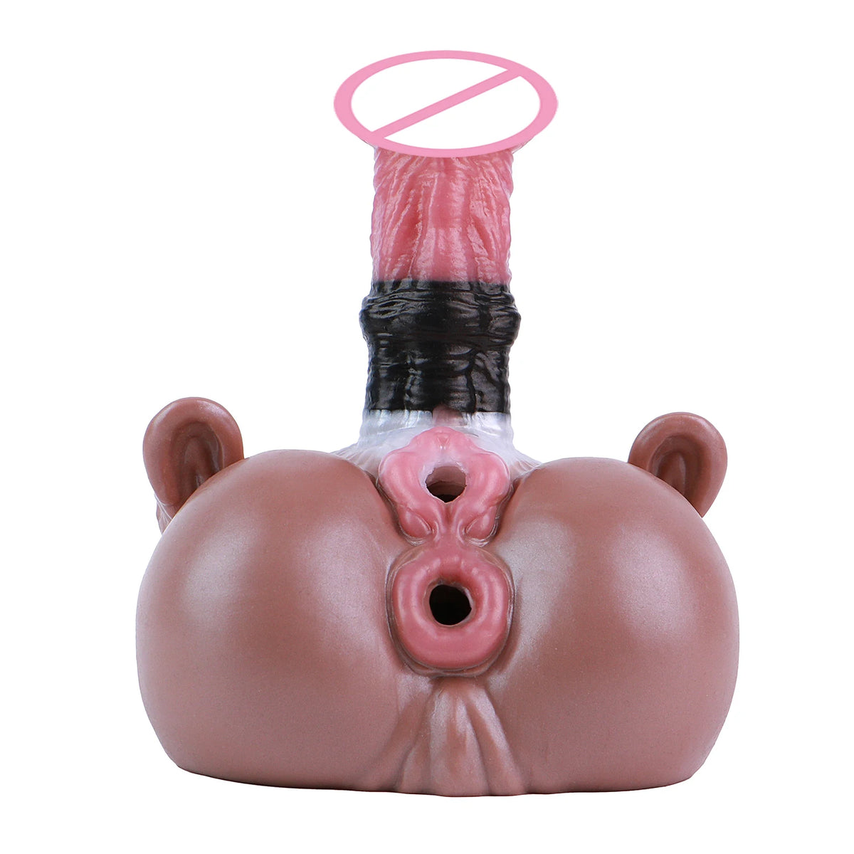 GEEBA Futanari Male Masturbator Double Hole Pocket Pussy Adult Sex Toys For Men Soft Silicone Adult Onahole Realistic Stroker