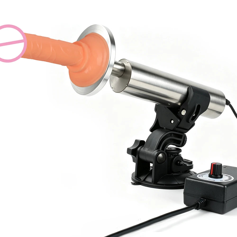 70mm Stroke DC Mini Telescopic Dildo Sex Machine Linear Actuator Set with 80mm Plate 29-330RPM Female Masturbation Sexual Kit