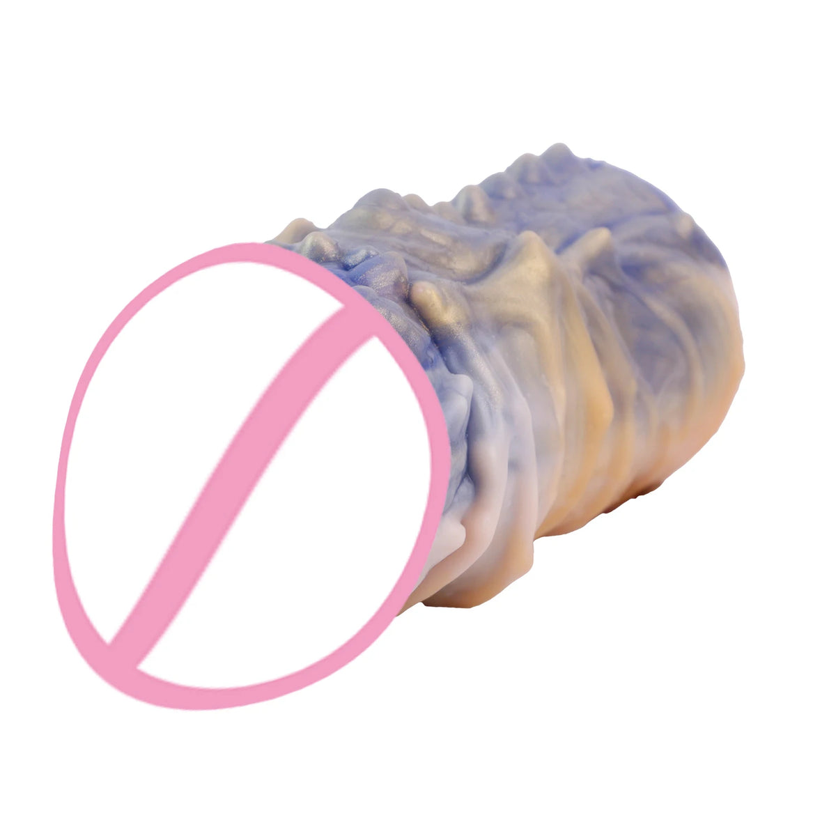 GEEBA Fantasy Full-channel Male Masturbator Pocket Pussy Silicone Onahole for Men with Textured Tunnel Suction Function Stroker