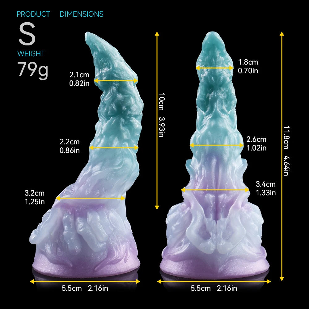 Scorpion Tail Hook Dildo with Suction Cup Monster Penis G-spot Anal Stimulation Female Vagina Massager Adults Sex Toys for Woman