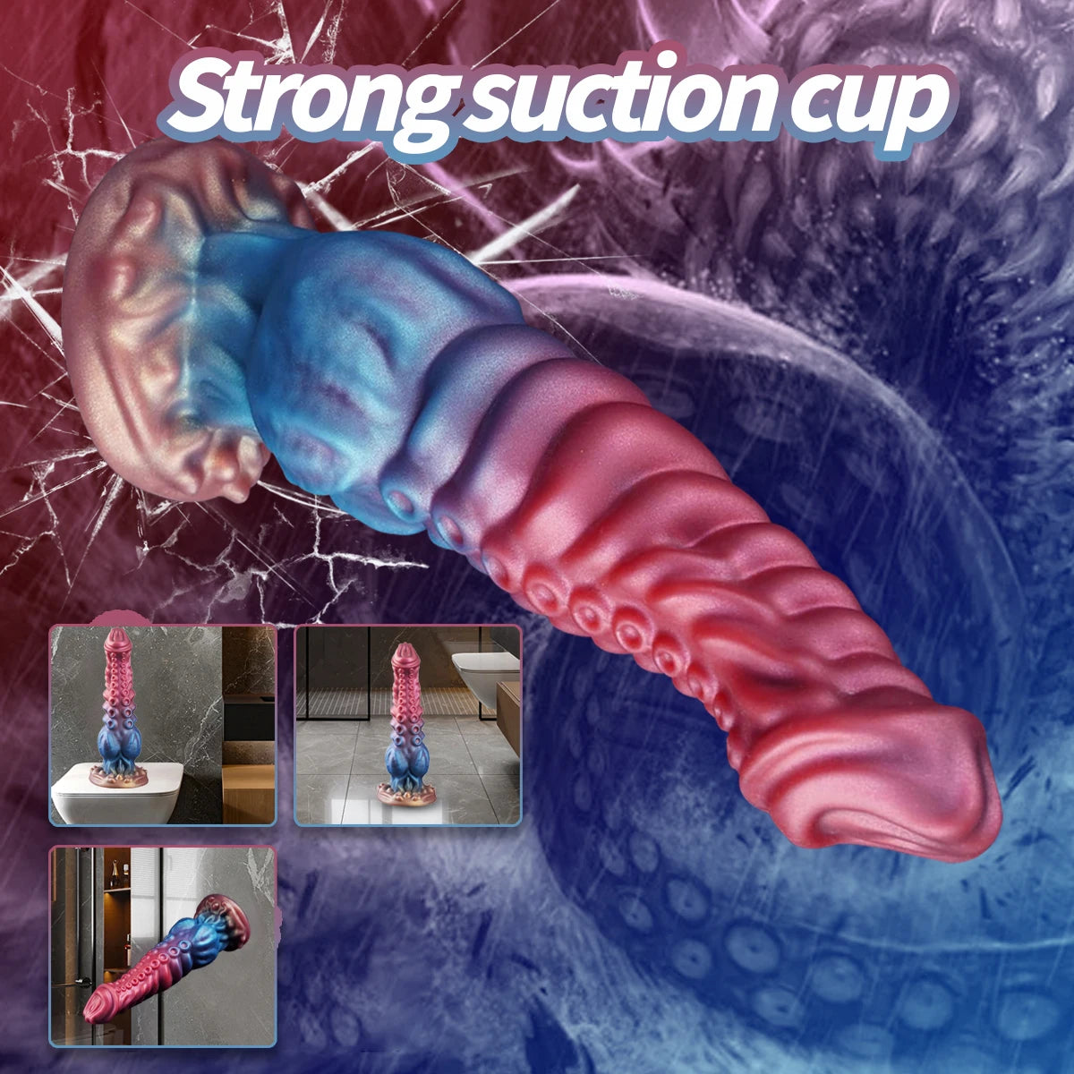 S/M/L Tentacle Anal Dildo Thick Silicone Monster Dildo Huge Penis Fake Dick Alien Dildo With Suction Cup Sex Toys For Women Men