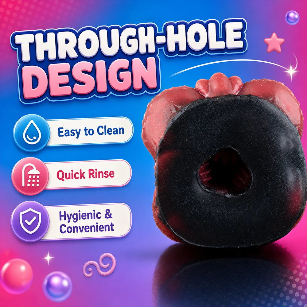 SHAZ Tiger Tongue Dildo Male Masturbator Cock Sleeve Stroker Pocket Pussy Animal Onahole Penis Massage Fantasy Sex Toys For Men