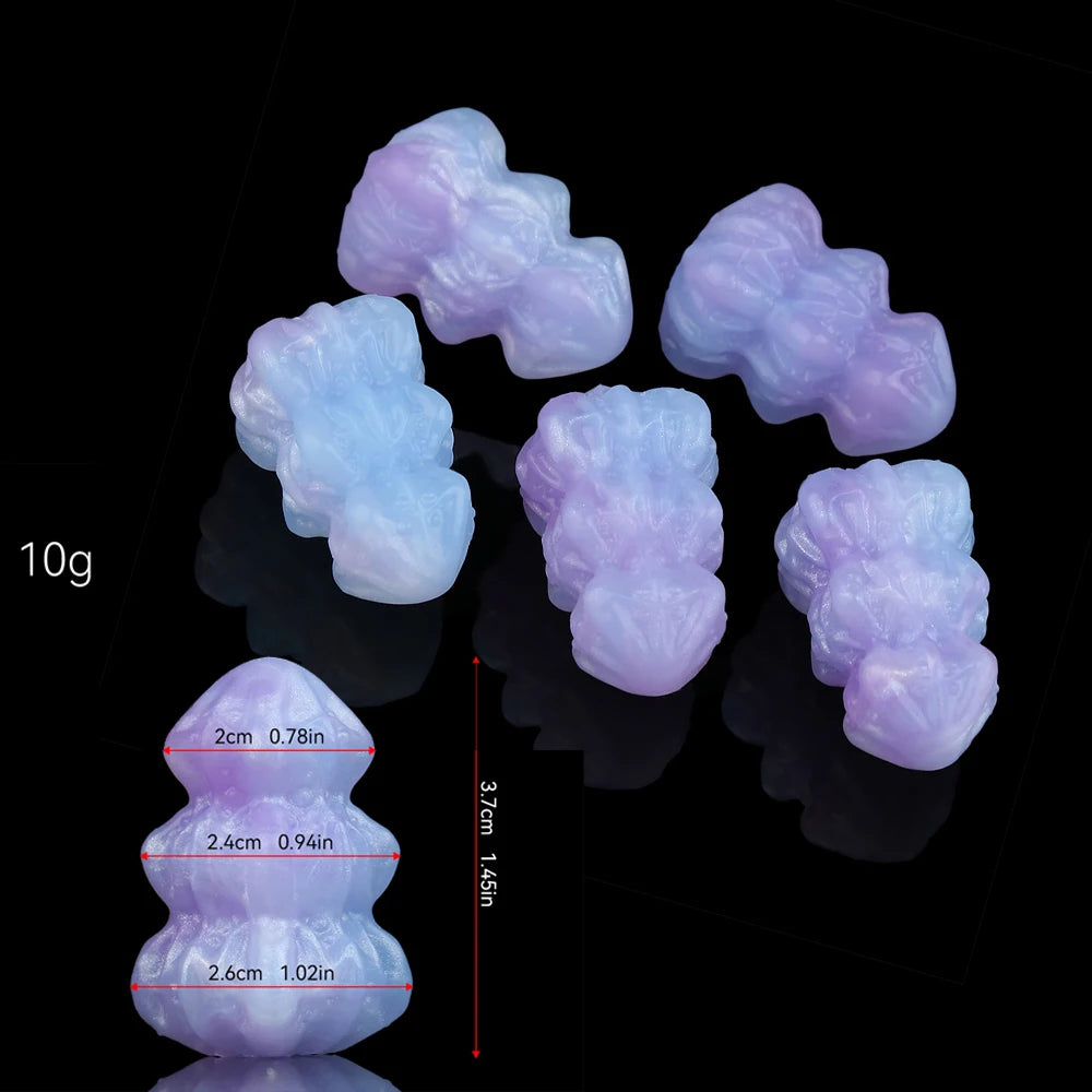 NNSX 5pcs Eggs Sex Toys Soft Silicone Vagina Anal Stimulating Massager Sm Oviposition Trainer Sex Products for Women Couples