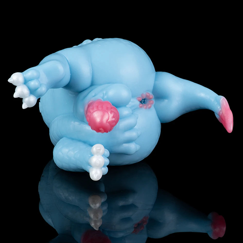 GEEBA Fantasy Monster Dildo 2 in 1 Male Masturbator Futa Dragon Pocket Pussy Onahole Artificial Vagina Anal Plug Sex Toy for Men