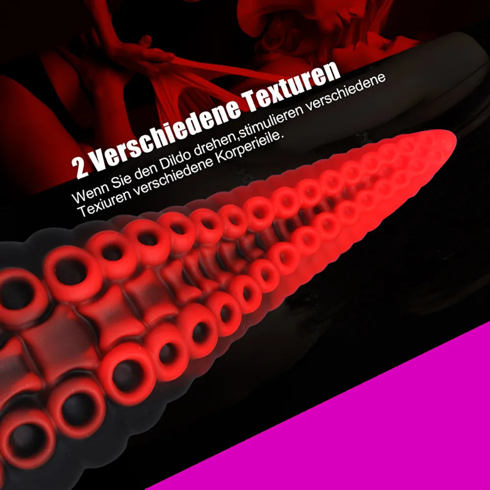Realistic Monster Tentacle Dildo Sex Toys Dual Density Strong Suction Cup Thick Animal Dildo For Women Vagina Anal Stimulator ﻿