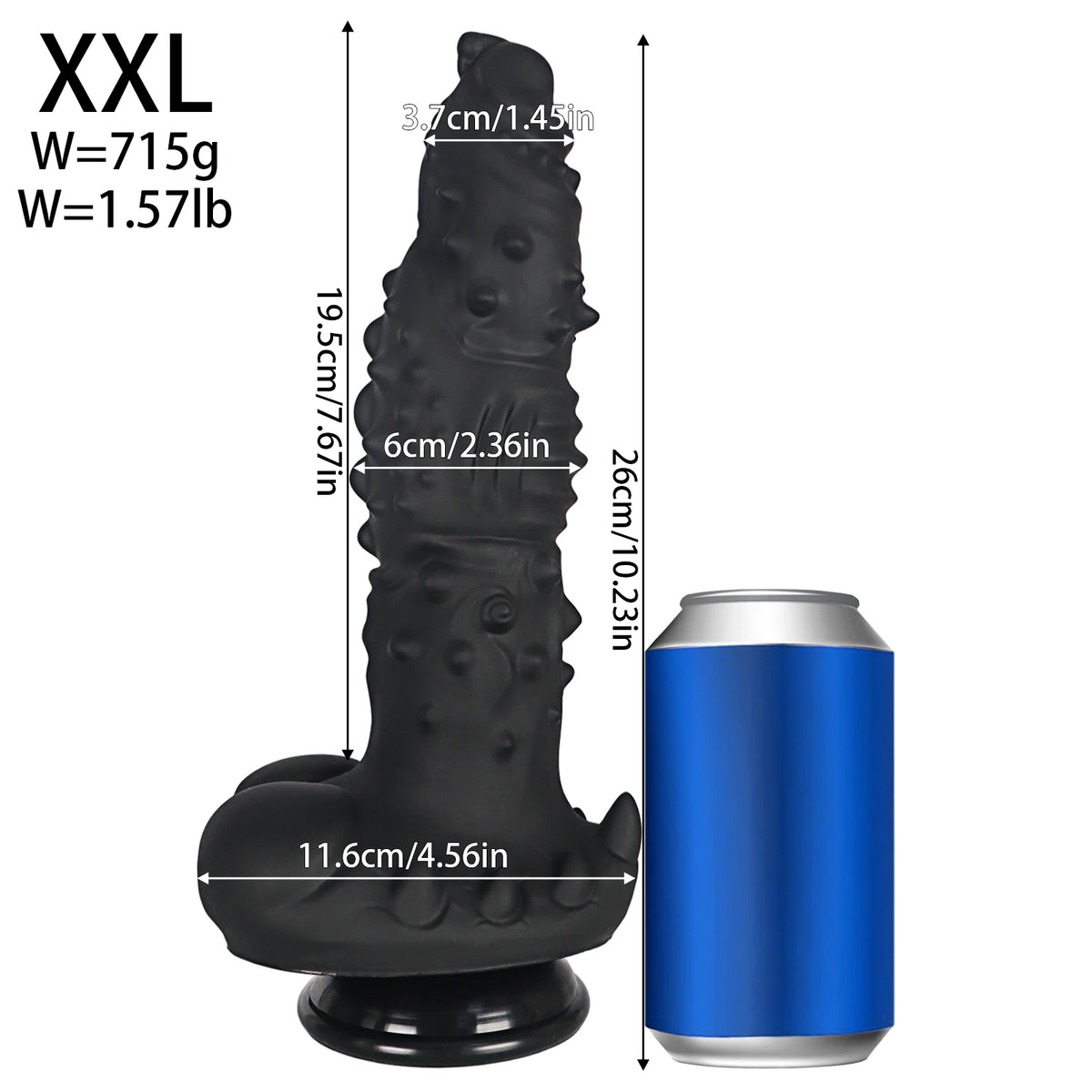 New Black Alien Dildo S/XXL Huge Anal Butt Plug Monster Dildo Thick Big Dick Vaginal G-Spot Massage Dilator Sex Toys Men Women