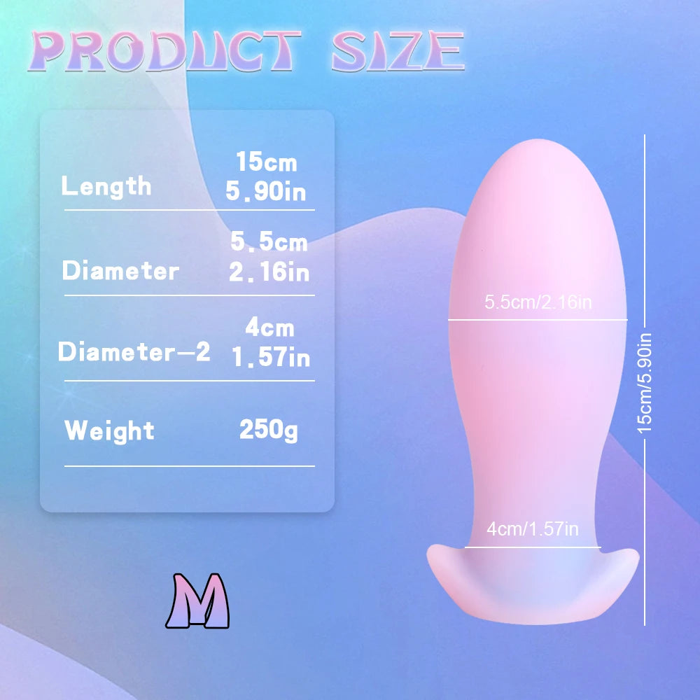 Night Glowing Dragon Eggs Anal Plug Sex Toy Noctilucent Silicone Material Dildo Sexual Masturbation Device SM props Sexy Egg Toy