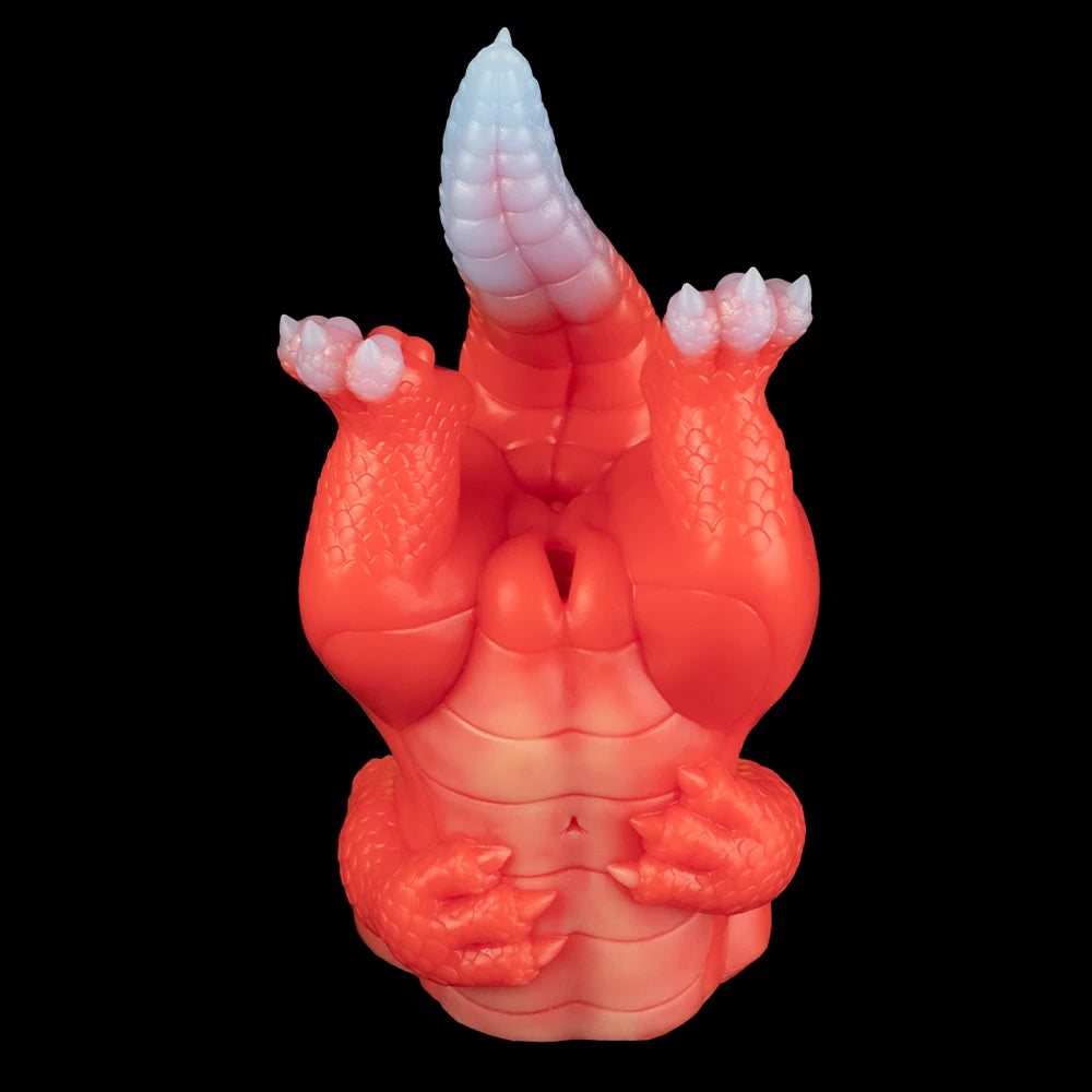YOCY Dual Channel Fire Dragon Troso Male Masturbator Men's Onahole Stroker Realistic Textured Liquid Silicone Sex Toys for Man