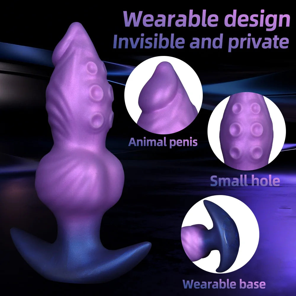 Dildo Anal Plug Monster Tentacles Shaped Anal Penetration Sex Toy For Men And Women Masturbator Prostate Massage G-spot Stimulat