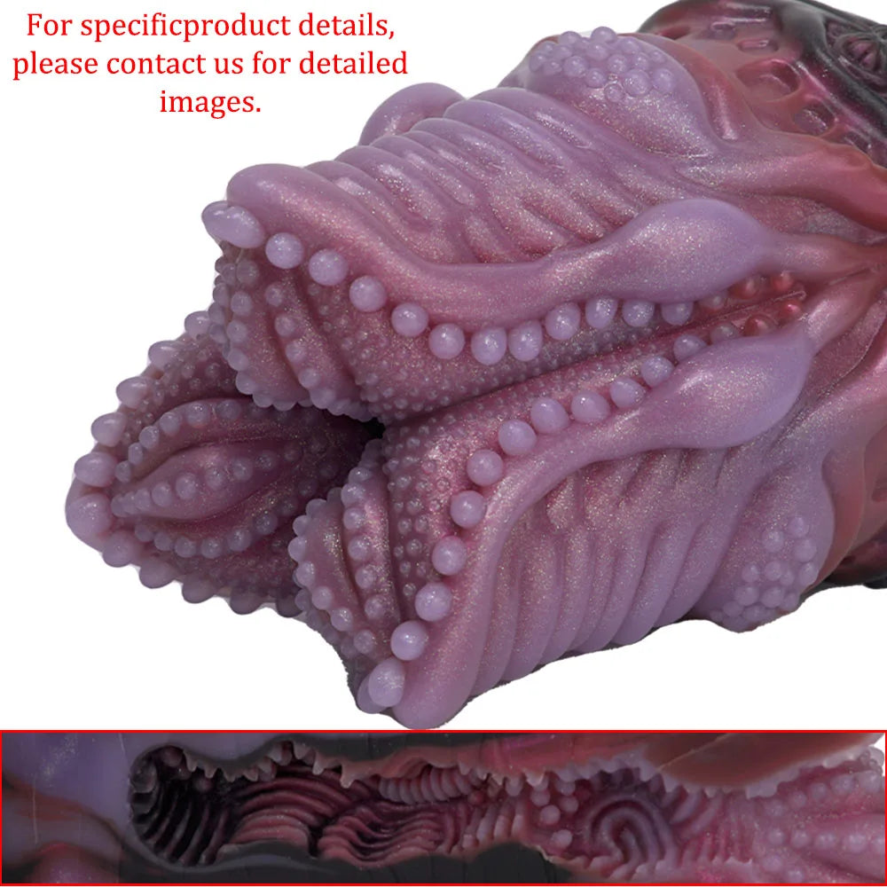 GEEBA Strange Beast Egg Shape Male Masturbator Silicone Single Channel Stroker For Men18+ Pocket Pussy Onahole Adult Sex Toys