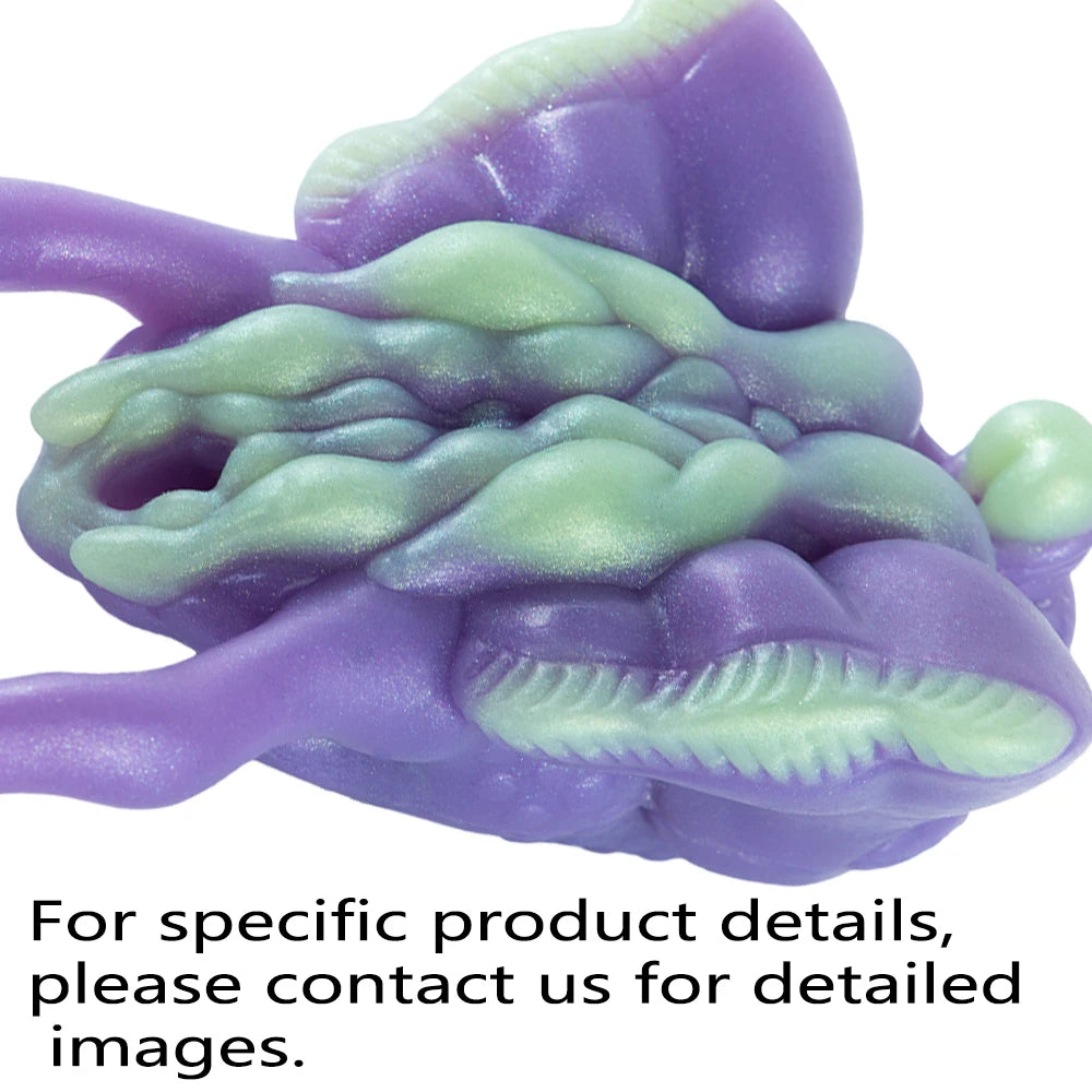GEEBA Fantasy Monster Design Male Masturbator Liquid Silicone Realistic Internal Channel Pocket Pussy Skin‑Friendly Adult Toys