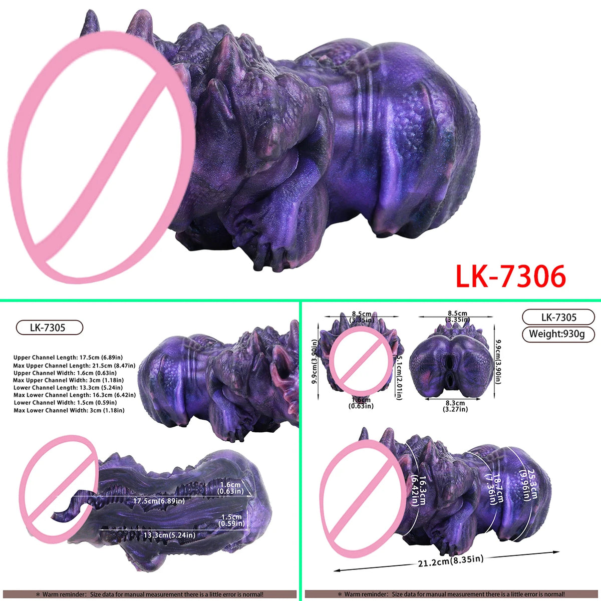 GEEBA Beastly Body Rear Anal Monster Male Masturbator Futanari Fantasy Pocket Pussy Adult Onahole Big Ass Sex Toys for Men Adult