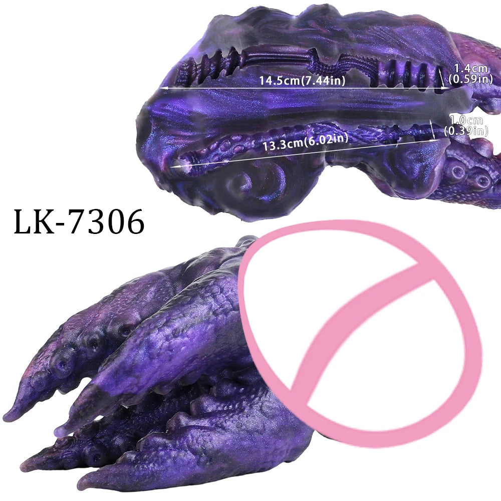 GEEBA Fantasy Monster Male Masturbator Alien Creature Stroker Sleeve For Men18+ Soft Silicone Pocket Pussy Ault Onahole Sex Toys