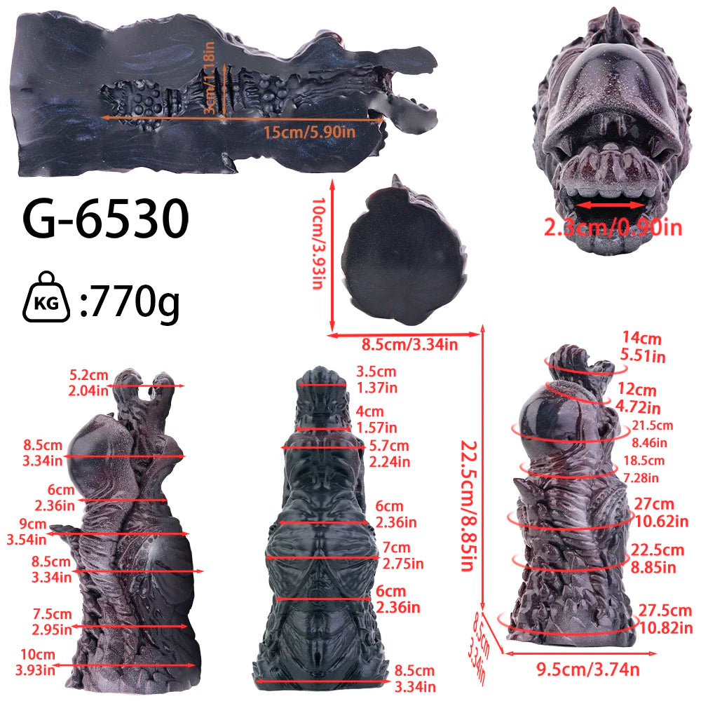 GEEBA Alien Monster Male Masturbator Fantasy Beast Manaul Stroker Realistic Vagina Silicone Pocket Pussy Adult Onahole Sex Toys