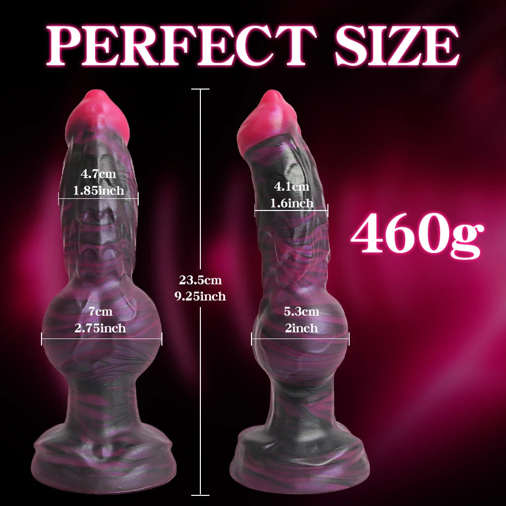 Monster Dildo Big Anal Plug Dog Dildo Butt Plug Adult Sex Toy Anal Stimulation Soft Animal Penis For Female Anal Erotic Sexy Toy