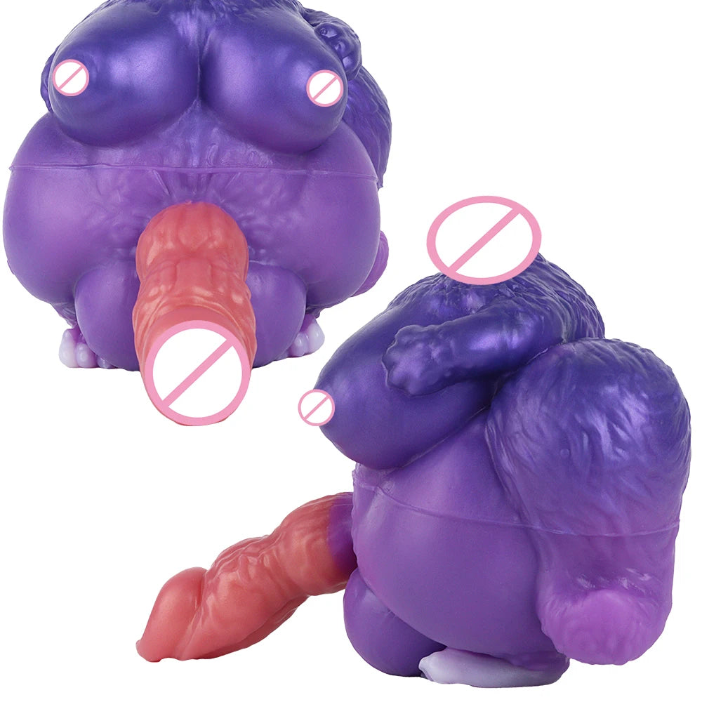 GEEBA Beastly Body Rear Anal Monster Male Masturbator Futanari Fantasy Pocket Pussy Adult Onahole Big Ass Sex Toys for Men Adult