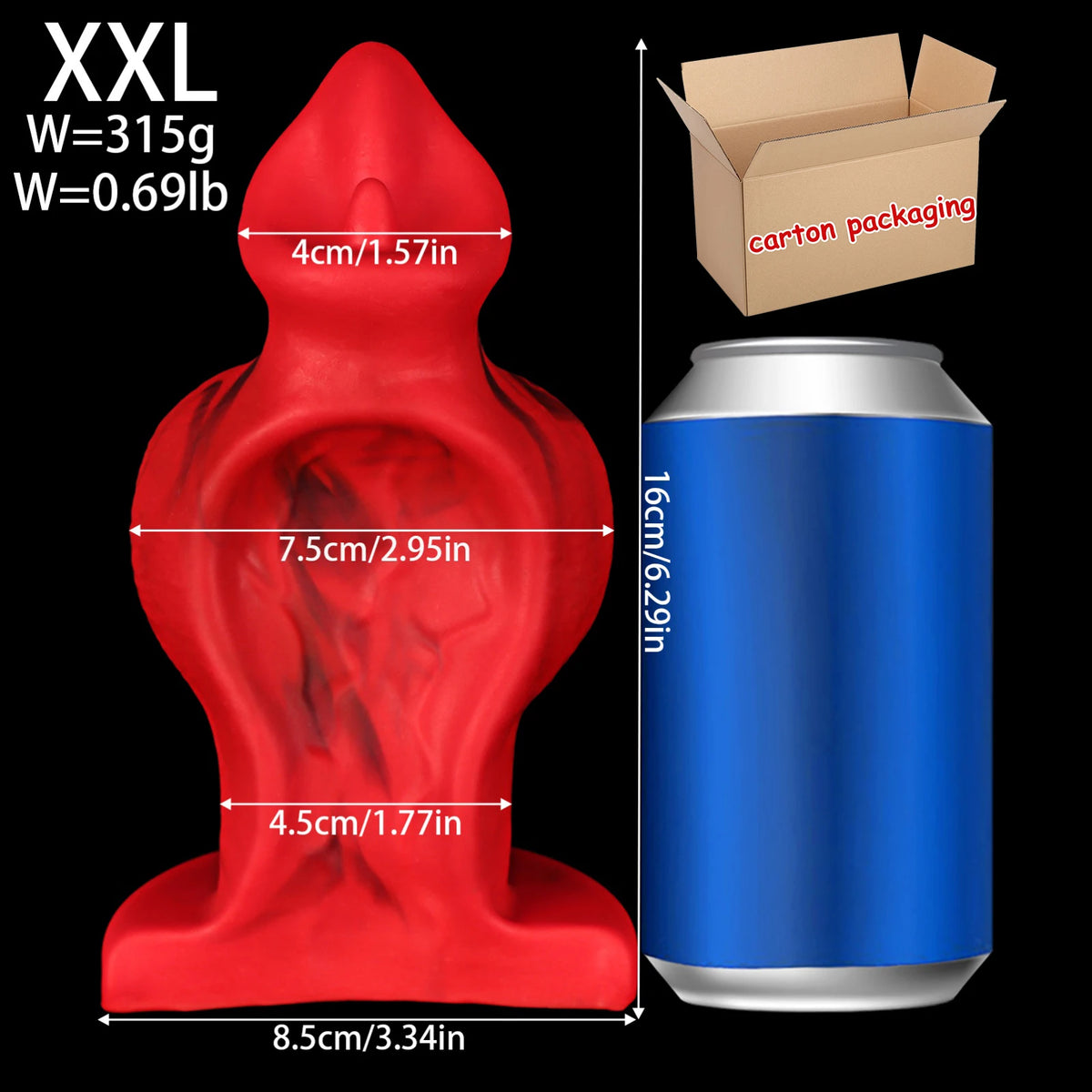 Groove Dildo Double Insertion Dildo Nodular Penis Huge Knot Dildo Masturbation G-Spot Massager Adult Sex Toys Women Men Gay 18+