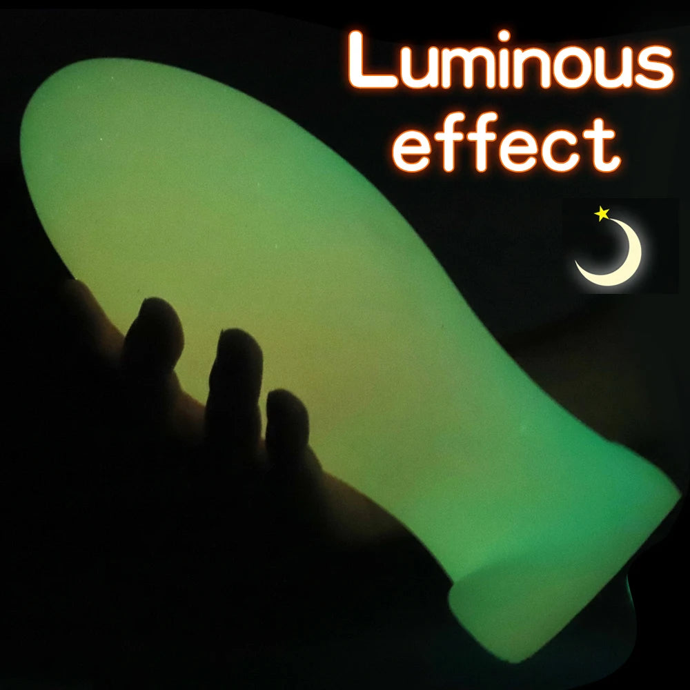 Night Glowing Dragon Eggs Anal Plug Sex Toy Noctilucent Silicone Material Dildo Sexual Masturbation Device SM props Sexy Egg Toy
