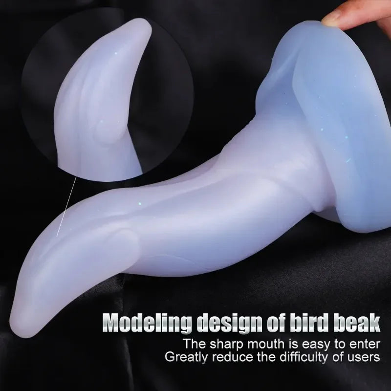 Thick Alien Bird Dildo Large Monster Anal Plug Fantasy SM Dilator Pleasure G-Spot Anal Masturbator Adult Sex Toys for Men Women