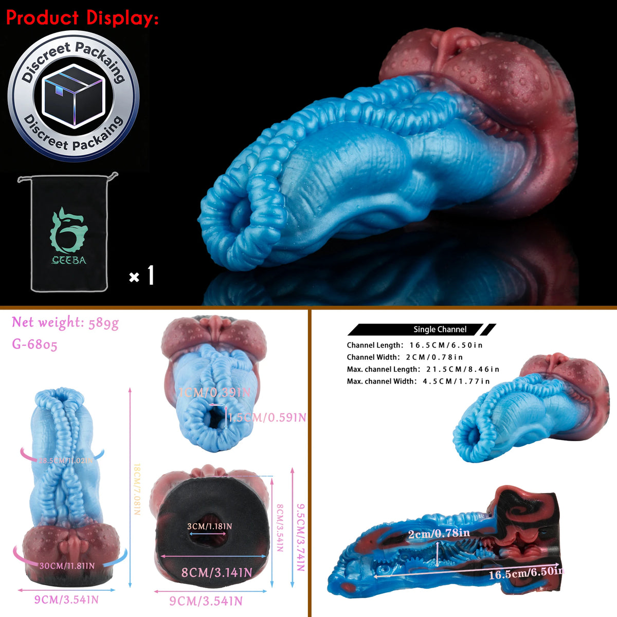 SHAZ Tiger Tongue Dildo Male Masturbator Cock Sleeve Stroker Pocket Pussy Animal Onahole Penis Massage Fantasy Sex Toys For Men