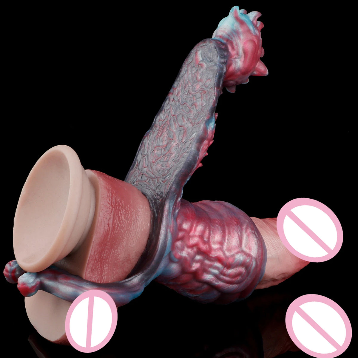 LICKER Silicone Dog knot Penis Sleeve Dick Enlarger Cock Sheath Sexy Fantasy Grinder Penis Massager Sex Toys For Men Adult Games