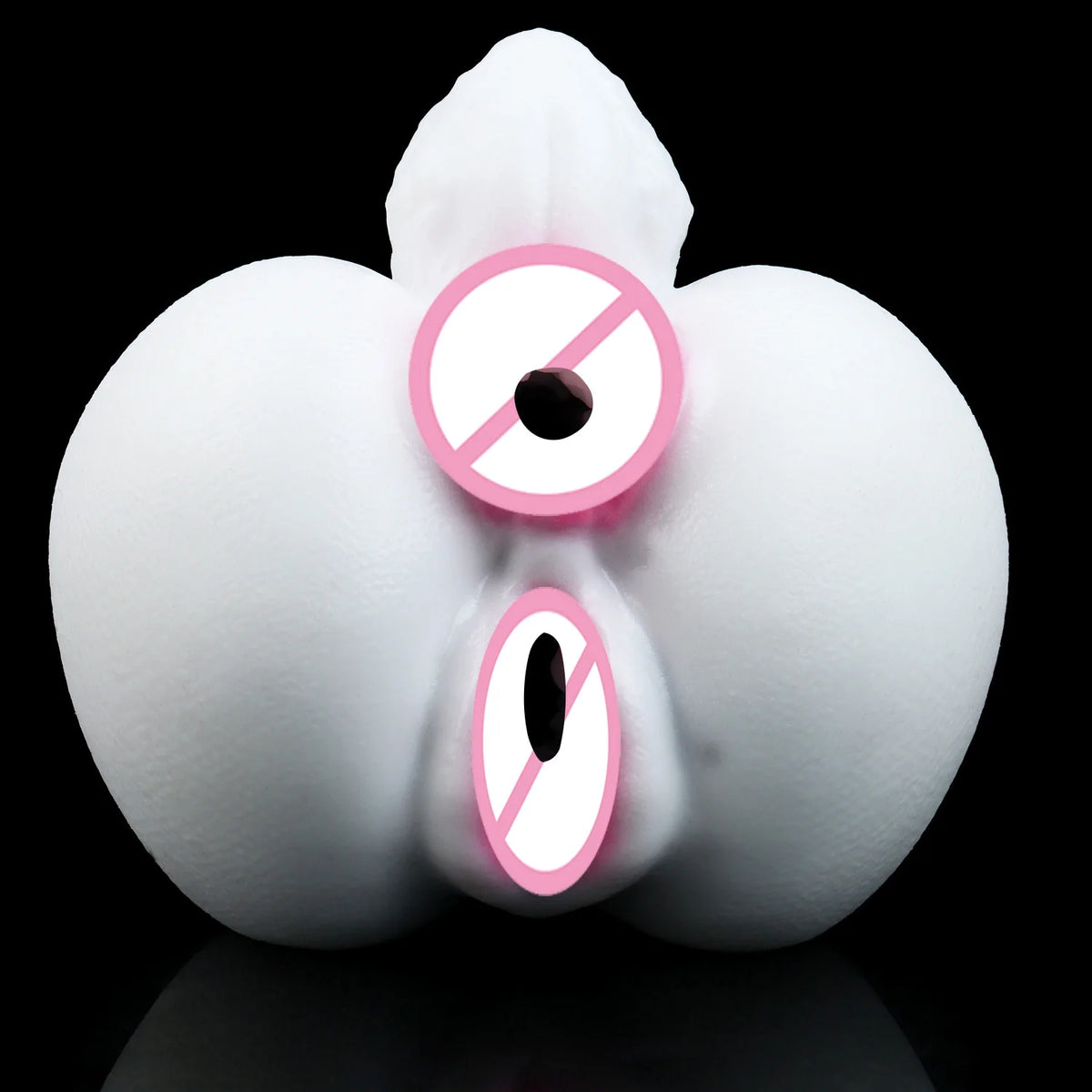 GEEBA Dual Hole Fantasy Monster Male Masturbator Soft Silicone Handheld Male Stroker Pocket Pussy Adult Onahole Adult Sex Toys