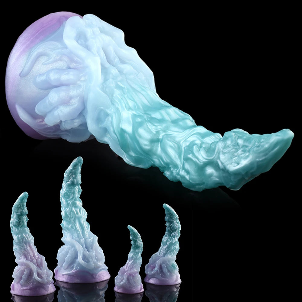 Scorpion Tail Hook Dildo with Suction Cup Monster Penis G-spot Anal Stimulation Female Vagina Massager Adults Sex Toys for Woman