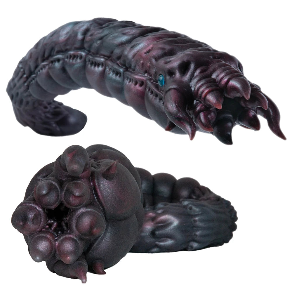 GEEBA Alien Worm Male Masturbator Sci Fi Monster Vagina Sex Toys for Men Soft Silicone Adult Onahole Pocket Pussy Men's Stroker