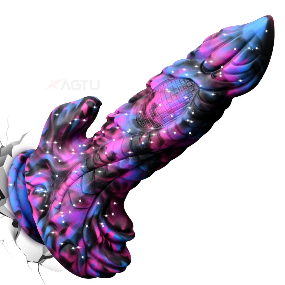 Realistic Monster Tentacle Dildo Sex Toys Dual Density Strong Suction Cup Thick Animal Dildo For Women Vagina Anal Stimulator ﻿