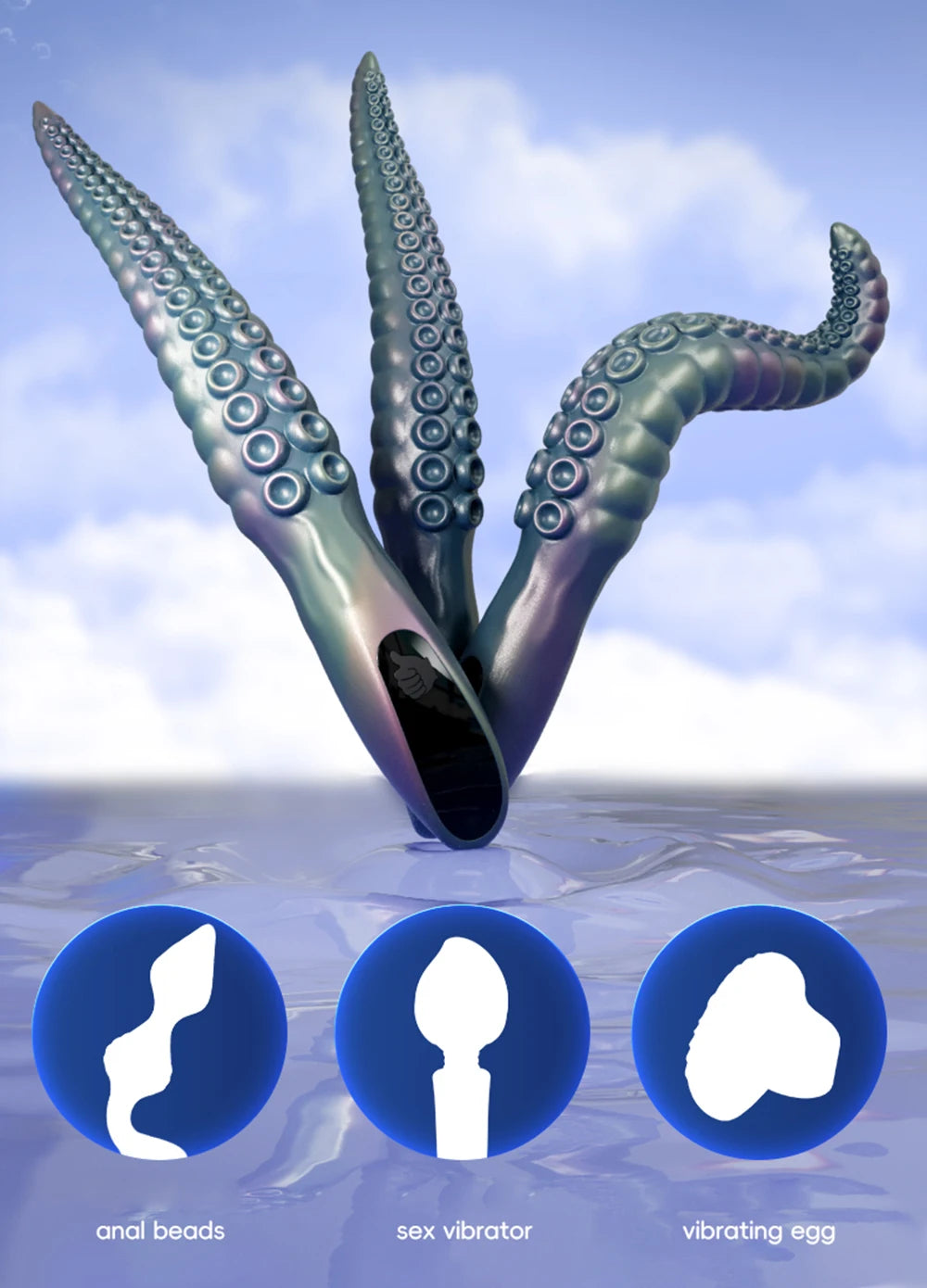 Telula's Tentacle | Vibrating G-Spot Dildo