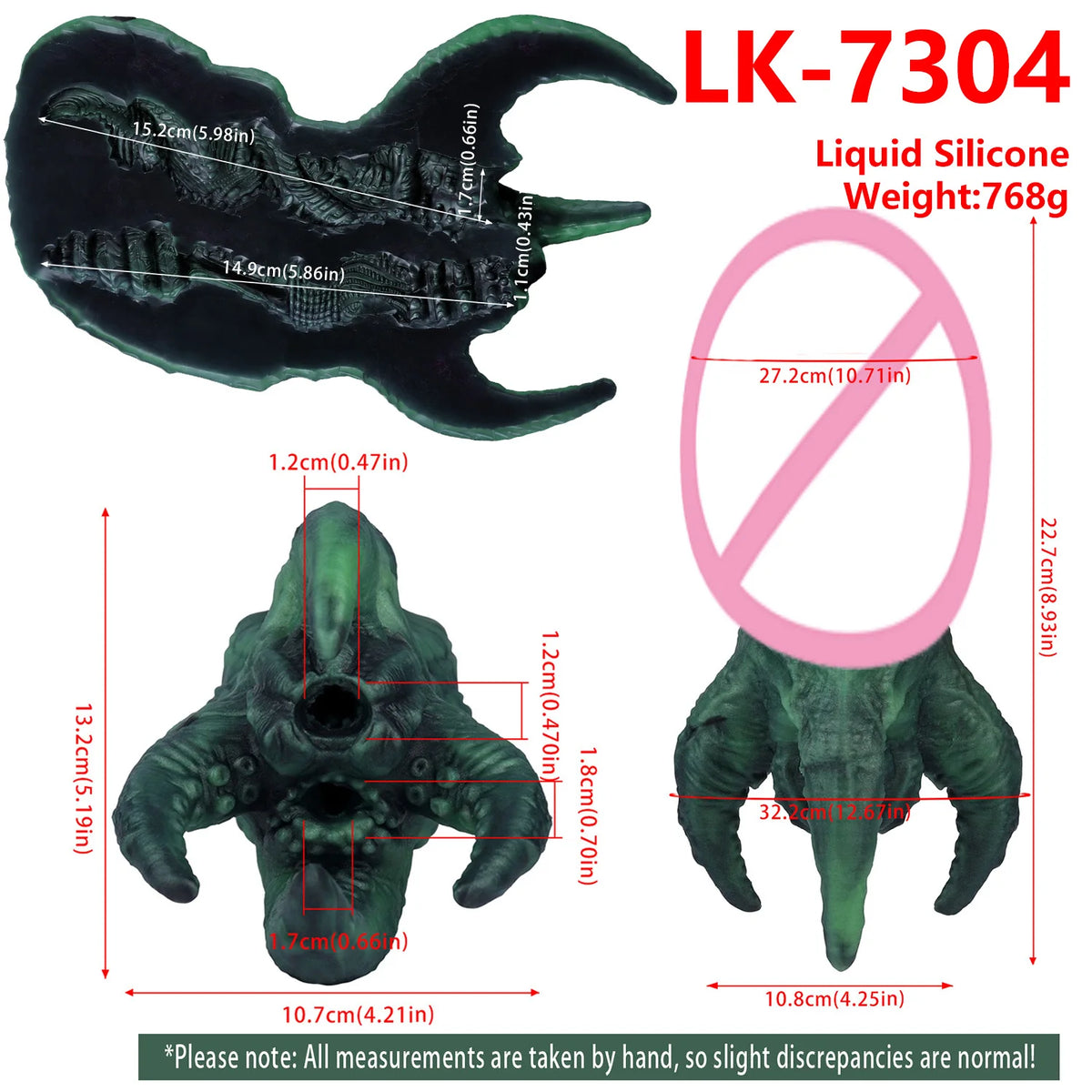 GEEBA Fantasy Monster Male Masturbator Alien Creature Stroker Sleeve For Men18+ Soft Silicone Pocket Pussy Ault Onahole Sex Toys