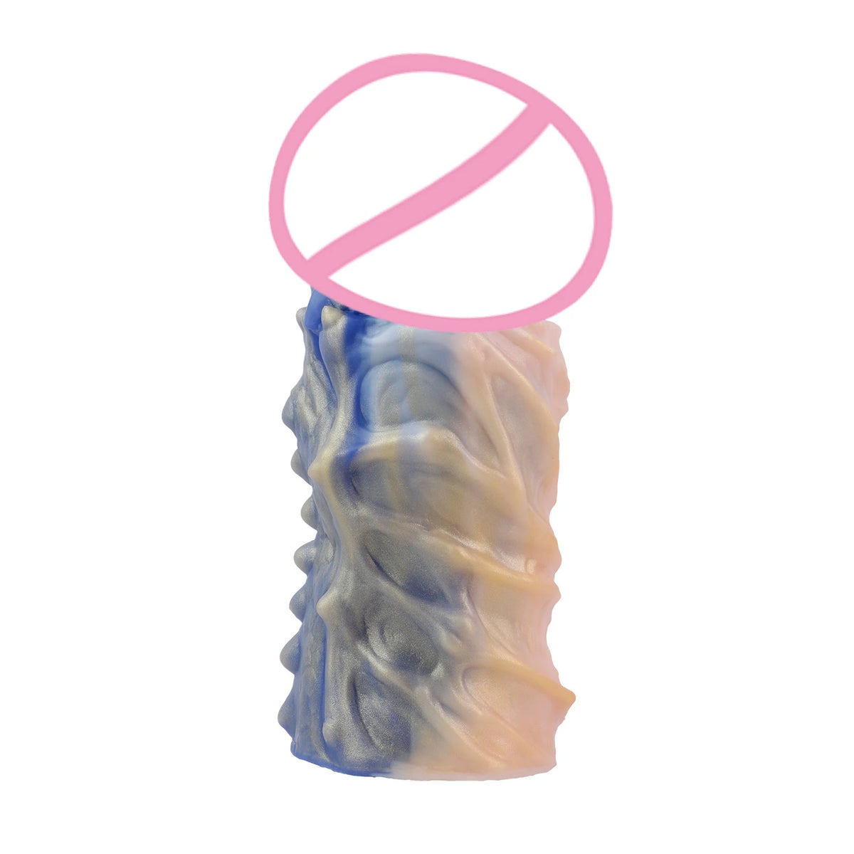 GEEBA Fantasy Full-channel Male Masturbator Pocket Pussy Silicone Onahole for Men with Textured Tunnel Suction Function Stroker